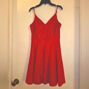 Red Mini Dress Girls Size Size 9